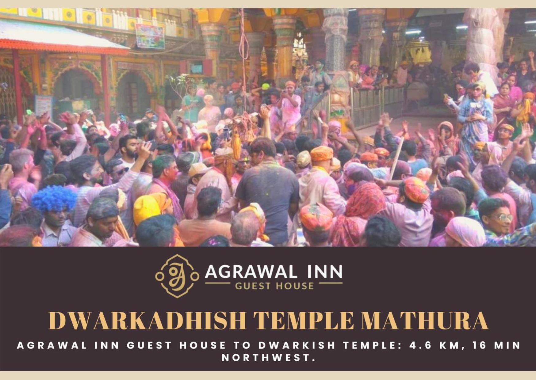 Agrawal Inn Guest House Mathura Esterno foto